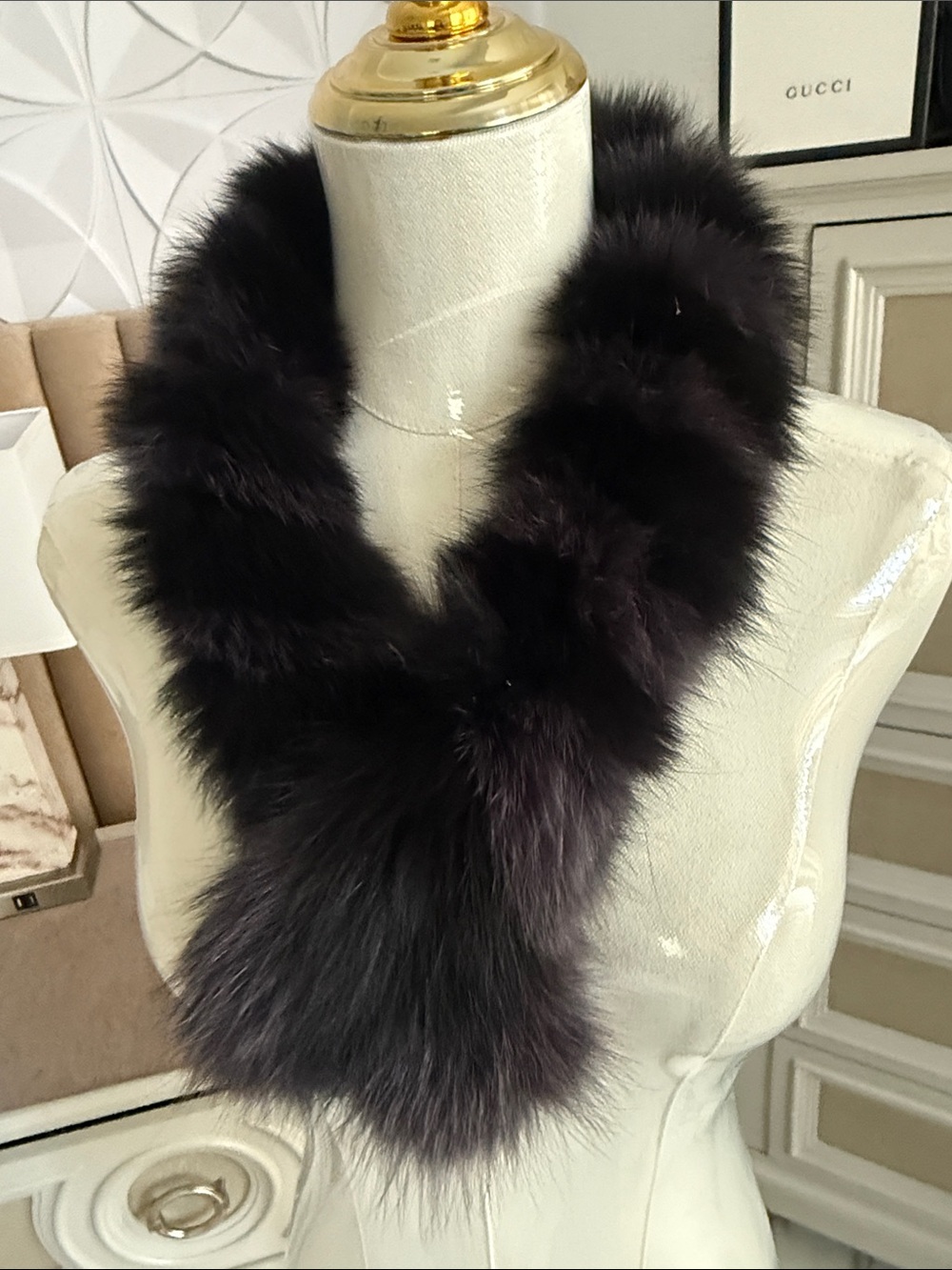 Real Fox fur infinity scarf
